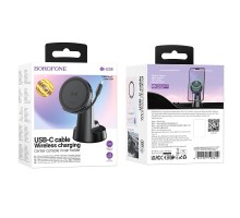 Автотримач Borofone BH208 Mona Magnetic Wireless 15W 
