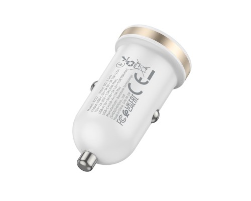 Автомобільний Зарядний Пристрій Borofone BZ22 1USB/1USB-C QC/PD30W 