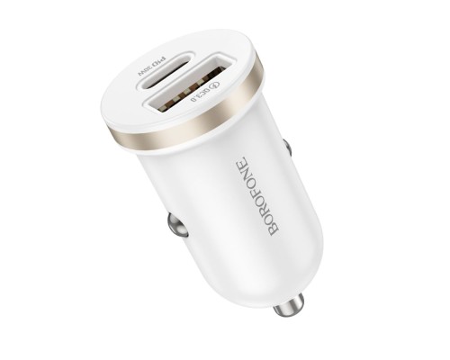 Автомобільний Зарядний Пристрій Borofone BZ22 1USB/1USB-C QC/PD30W 