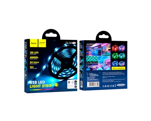 LED Стрічка Hoco DL30 Plus 4м 5050 