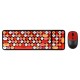 Бездротова Клавіатура і Миша TWolf TF350 Colorful 
