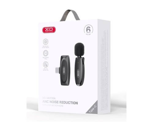 Мікрофон Петличний Бездротовий  XO MKF08A Type-C