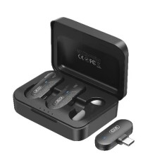 Мікрофон Петличний Бездротовий  XO MKF09A Twin Type-C