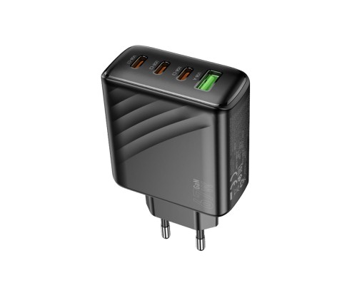 Мережевий Зарядний Пристрій Hoco CS27A 3USB-C/1USB PD/QC 67W