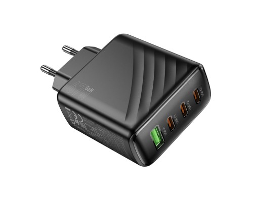 Мережевий Зарядний Пристрій Hoco CS27A 3USB-C/1USB PD/QC 67W