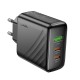 Мережевий Зарядний Пристрій Hoco CS26A 2USB-C/1USB PD/QC 45W