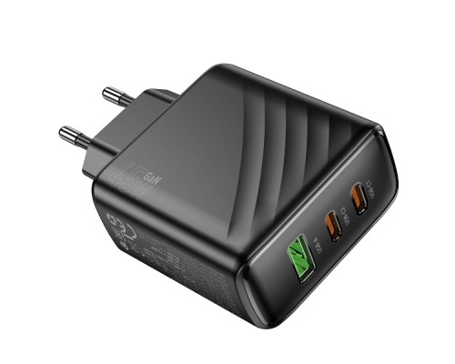 Мережевий Зарядний Пристрій Hoco CS26A 2USB-C/1USB PD/QC 45W