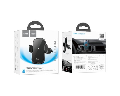 Автотримач Hoco HW4 Wireless 15W 