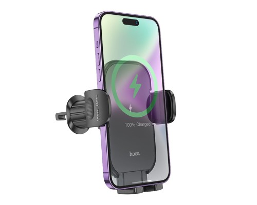 Автотримач Hoco HW4 Wireless 15W 