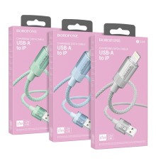 Кабель USB Borofone BU44 Sincero Lightning 2.4A 1.2m