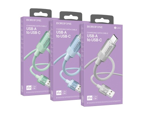 Кабель USB Borofone BU44 Sincero Type-C 3A 1.2m
