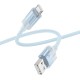 Кабель USB Borofone BU44 Sincero Type-C 3A 1.2m
