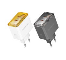Мережевий Зарядний Пристрій Borofone BAS33A 2USB-C PD/QC45W