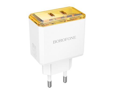 Мережевий Зарядний Пристрій Borofone BAS33A 2USB-C PD/QC45W