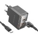 Мережевий Зарядний Пристрій Borofone BAS33A 2USB-C PD/QC45W Type-C to Type-C