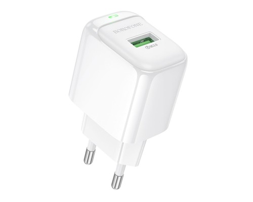 Мережевий Зарядний Пристрій Borofone BAS42A 1USB QC3.0 18W