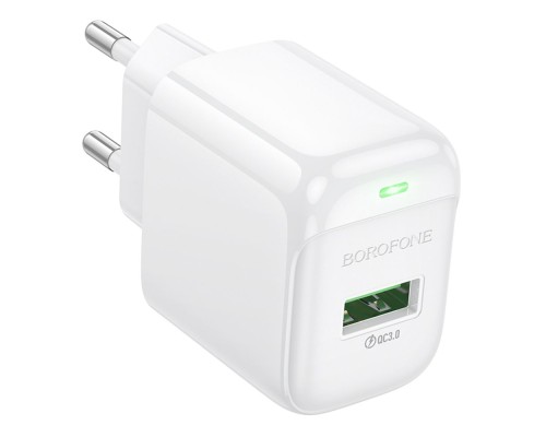 Мережевий Зарядний Пристрій Borofone BAS42A 1USB QC3.0 18W