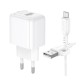 Мережевий Зарядний Пристрій Borofone BAS42A 1USB QC3.0 18W+USB to Micro