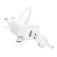Мережевий Зарядний Пристрій Borofone BAS42A 1USB QC3.0 18W+USB to Micro
