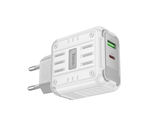 Мережевий Зарядний Пристрій Hoco C136A 1USB-C/1USB PD/QC 45W