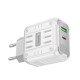 Мережевий Зарядний Пристрій Hoco C136A 1USB-C/1USB PD/QC 45W