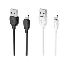 Кабель USB Borofone BX19 Benefit Lightning 2.4A 1m
