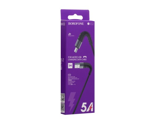Кабель USB Borofone BX32 Munificent Micro 1m