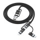 Кабель USB Borofone BU51 6-in-1 USB/C to iP/Micro/Type-C(L=1.2M)