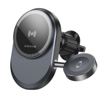 Автотримач Borofone BH219 Fine 2-in-1 Magnetic Wireless 15W 