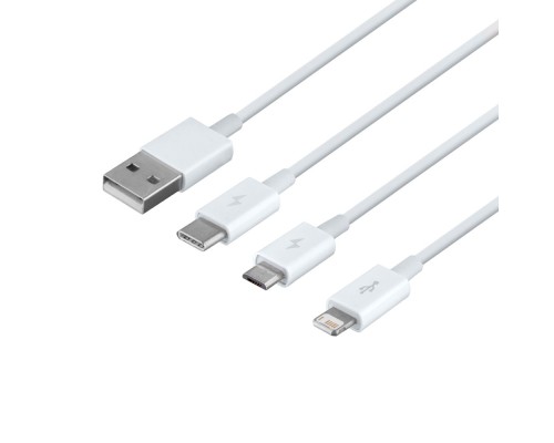 Кабель USB Baseus USB to Micro / Lightning / Type-C 3.5A 1.5m CAMLTYS