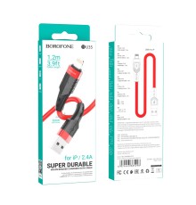 Кабель USB Borofone BU35 Lightning 1,2m М'ята упаковка