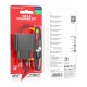 Мережевий Зарядний Пристрій Borofone BAS12A 1USB QC3.0 18W+USB to Type-C