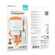 Мережевий Зарядний Пристрій Borofone BAS44A 1USB-C/1USB PD/QC 20W+Type-C to Lightning