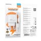 Мережевий Зарядний Пристрій Borofone BAS44A 1USB-C/1USB PD/QC 20W+Type-C to Type-C