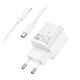 Мережевий Зарядний Пристрій Hoco C147A 1USB-C/1USB PD/QC 20W+Type-C to Lightning