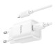 Мережевий Зарядний Пристрій Hoco C148A 1USB-C PD/QC 30W+Type-C to Lightning