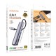 Хаб USB Borofone DH16 6-в-1 Type-C to HDMI+PD+USB3.0+USB2.0*2+RJ45(L=0.15M)