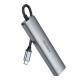 Хаб USB Borofone DH16 6-в-1 Type-C to HDMI+PD+USB3.0+USB2.0*2+RJ45(L=0.15M)