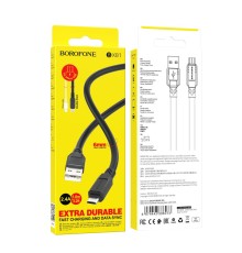 Кабель USB Borofone BX81 Micro М'ята упаковка