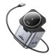 Хаб USB Hoco HB49 Type-C to HDTV+PD100W+USB3.0*3+SD+TF+RJ45(1Gbps)+Wireless 15W