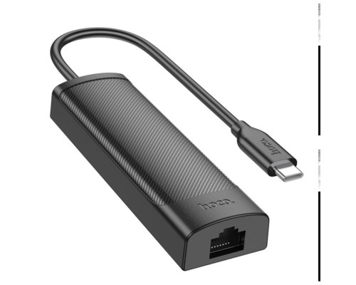 Хаб USB Hoco HB42 4-in-1 (Type-C to USB3.0*3+RJ45 1Gbps) (L=0.2M)