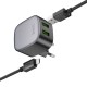 Мережевий Зарядний Пристрій Hoco CS34A 2USB QC 18W+USB to Micro