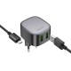 Мережевий Зарядний Пристрій Hoco CS34A 2USB QC 18W+USB to Micro