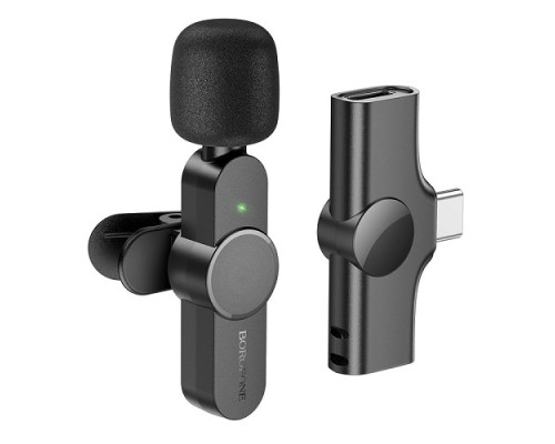 Мікрофон Петличний Безпровідний Borofone BFK12 Type-C