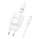 Мережевий Зарядний Пристрій Hoco C145A 1USB QC 18W+USB to Micro