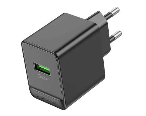 Мережевий Зарядний Пристрій Borofone BAS12A 1USB QC3.0 18W
