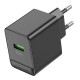 Мережевий Зарядний Пристрій Borofone BAS12A 1USB QC3.0 18W