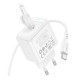 Мережевий Зарядний Пристрій Borofone BAS43A 1USB-C PD/QC 20W+Type-C to Type-C