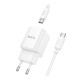 Мережевий Зарядний Пристрій Hoco C146A 1USB-C PD/QC 20W+Type-C to Type-C