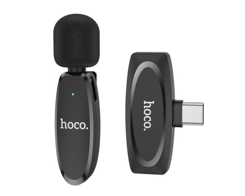 Мікрофон Петличний Бездротовий Hoco L15 Type-C